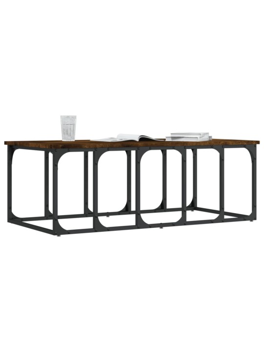 Konferenční stolek kouřový dub 100x50x35,5 cm kompozitní dřevo