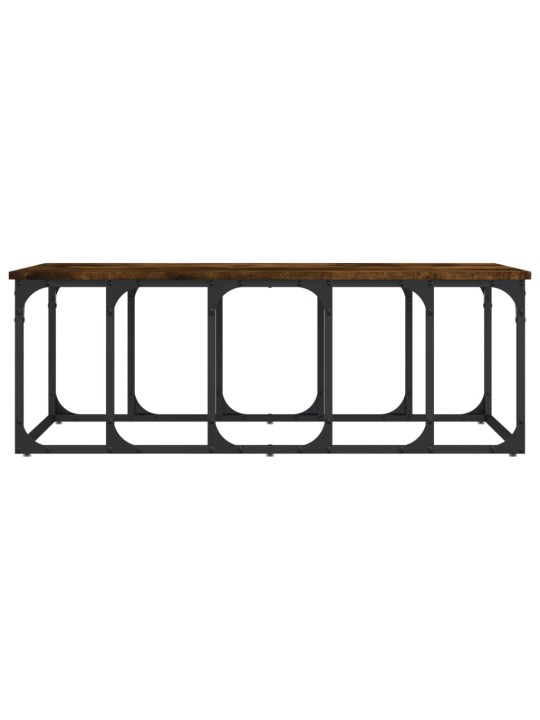 Konferenční stolek kouřový dub 100x50x35,5 cm kompozitní dřevo