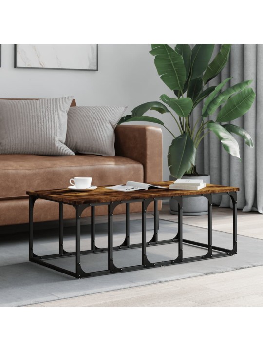 Konferenční stolek kouřový dub 100x50x35,5 cm kompozitní dřevo