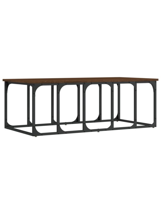 Konferenční stolek hnědý dub 100x50x35,5 cm kompozitní dřevo