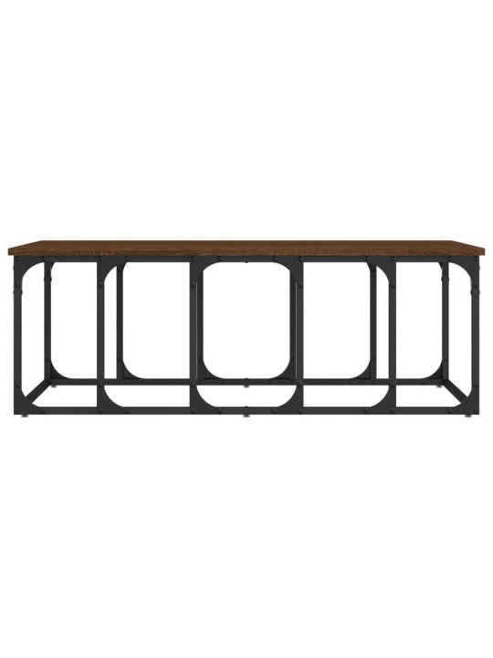 Konferenční stolek hnědý dub 100x50x35,5 cm kompozitní dřevo