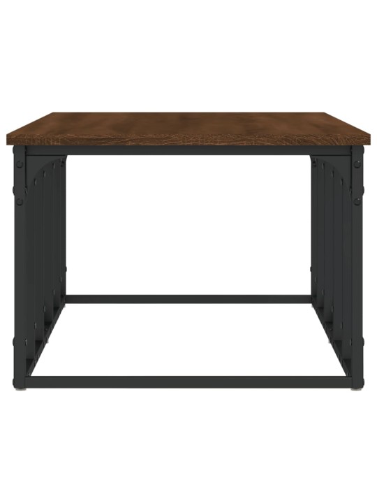 Konferenční stolek hnědý dub 100x50x35,5 cm kompozitní dřevo