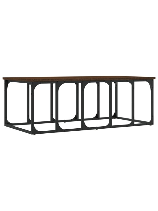 Konferenční stolek hnědý dub 100x50x35,5 cm kompozitní dřevo