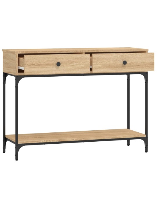 Konzolový stolek dub sonoma 100 x 34,5 x 75 cm kompozitní dřevo