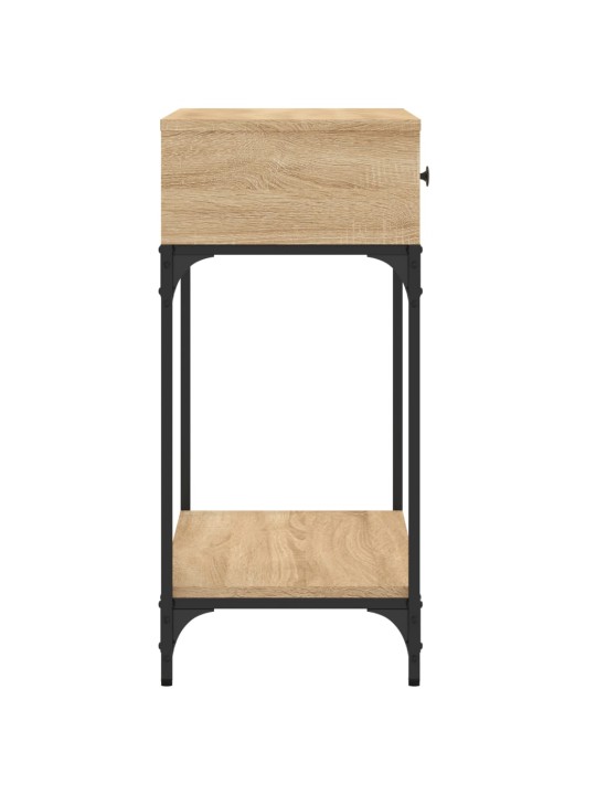 Konzolový stolek dub sonoma 75 x 34,5 x 75 cm kompozitní dřevo