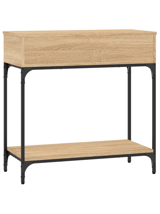 Konzolový stolek dub sonoma 75 x 34,5 x 75 cm kompozitní dřevo