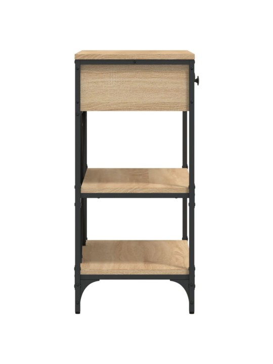 Konzolový stolek dub sonoma 75 x 34,5 x 75 cm kompozitní dřevo