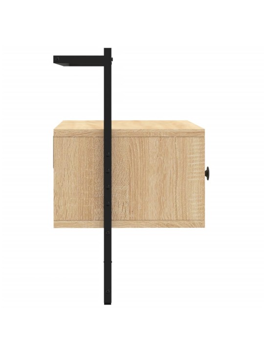 TV skříňka nástěnná dub sonoma 60,5x30x51 cm kompozitní dřevo