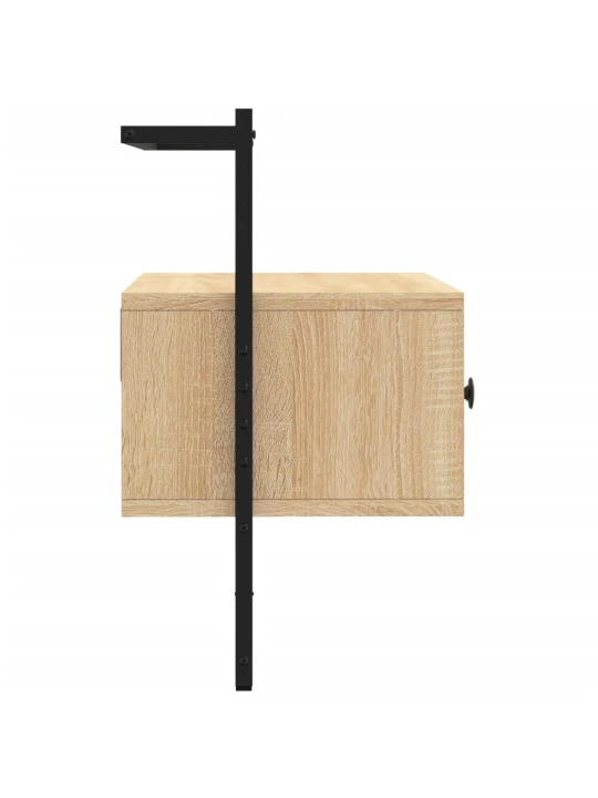 TV skříňka nástěnná dub sonoma 60,5x30x51 cm kompozitní dřevo