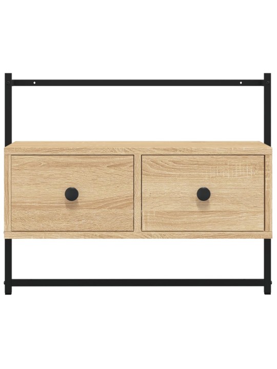 TV skříňka nástěnná dub sonoma 60,5x30x51 cm kompozitní dřevo