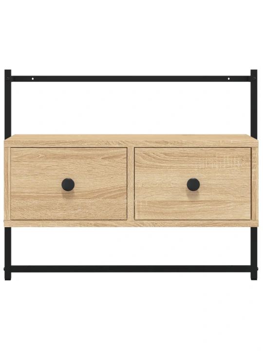 TV skříňka nástěnná dub sonoma 60,5x30x51 cm kompozitní dřevo