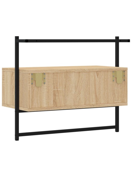 TV skříňka nástěnná dub sonoma 60,5x30x51 cm kompozitní dřevo