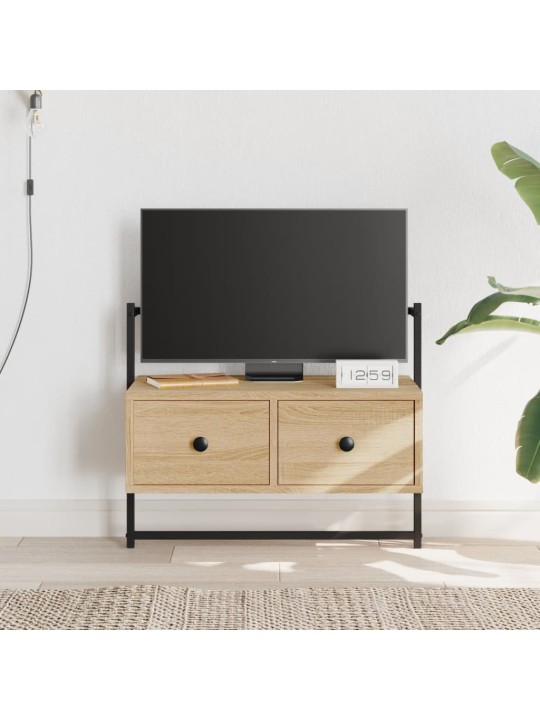 TV skříňka nástěnná dub sonoma 60,5x30x51 cm kompozitní dřevo