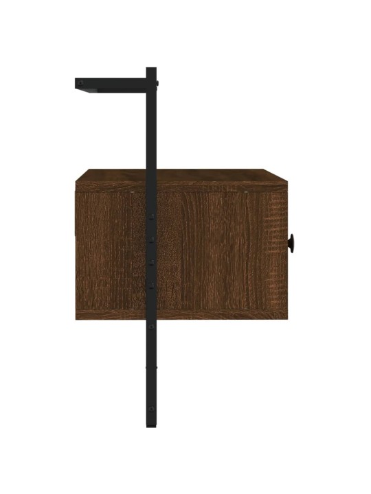 TV skříňka nástěnná hnědý dub 60,5x30x51 cm kompozitní dřevo