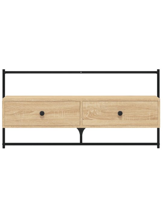 TV skříňka nástěnná dub sonoma 100,5x30x51 cm kompozitní dřevo