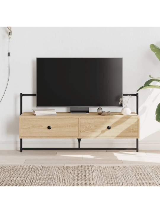 TV skříňka nástěnná dub sonoma 100,5x30x51 cm kompozitní dřevo