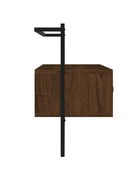 TV skříňka nástěnná hnědý dub 100,5x30x51 cm kompozitní dřevo