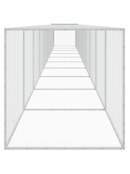 Klec pro kuřata se střechou antracitová 1 003 x 98 x 90 cm ocel