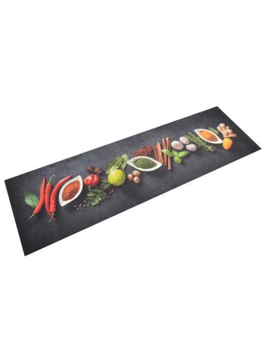 Kuchyňský koberec omyvatelný Koření 45 x 150 cm samet