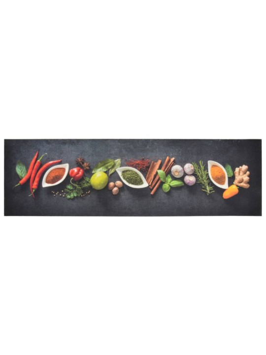 Kuchyňský koberec omyvatelný Koření 45 x 150 cm samet