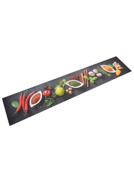 Kuchyňský koberec omyvatelný Koření 60 x 300 cm samet
