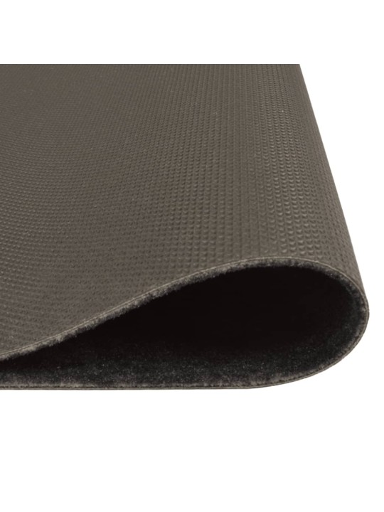 Kuchyňský koberec omyvatelný Vaření černý 45 x 150 cm samet