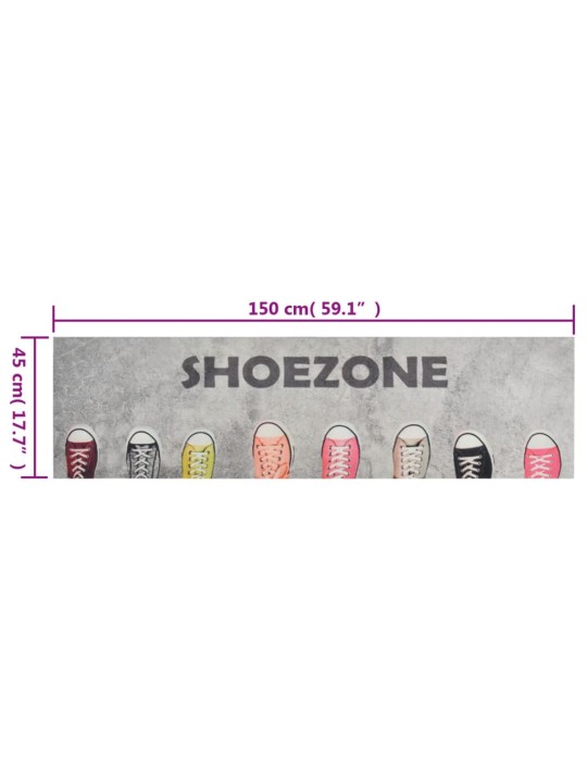Kuchyňský koberec omyvatelný Shoezone 45 x 150 cm samet