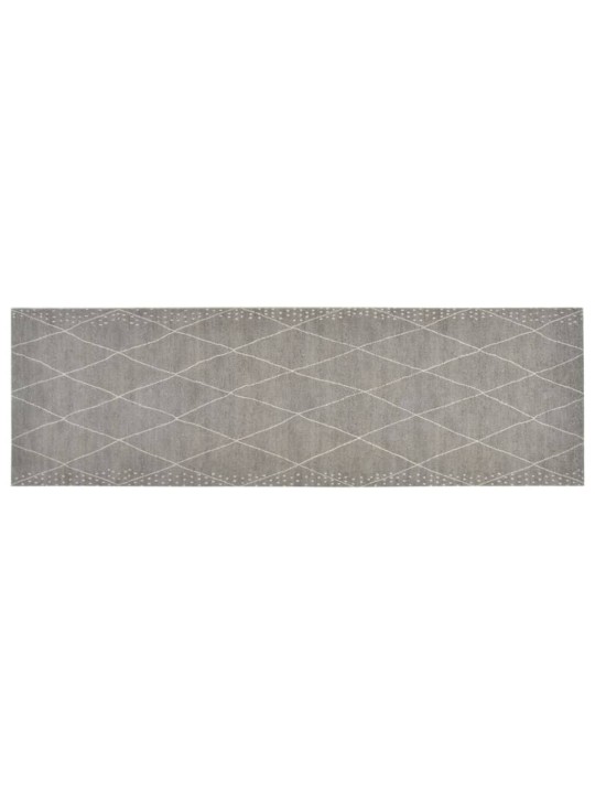 Kuchyňský koberec omyvatelný Kosočtverce 60 x 180 cm samet