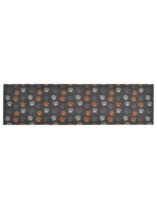 Kuchyňský koberec omyvatelný Tlapky 45 x 150 cm samet