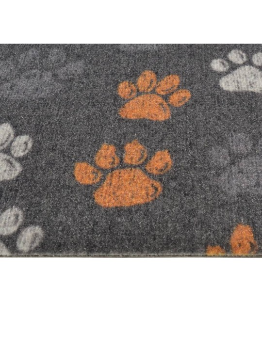 Kuchyňský koberec omyvatelný Tlapky 45 x 150 cm samet
