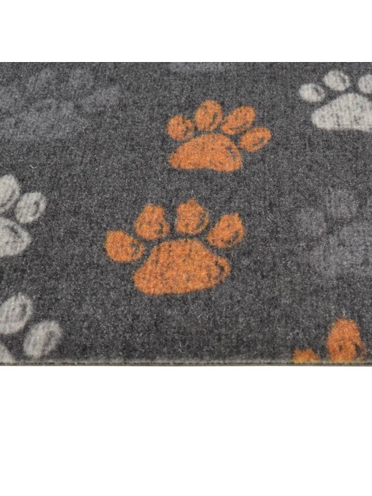 Kuchyňský koberec omyvatelný Tlapky 60 x 300 cm samet