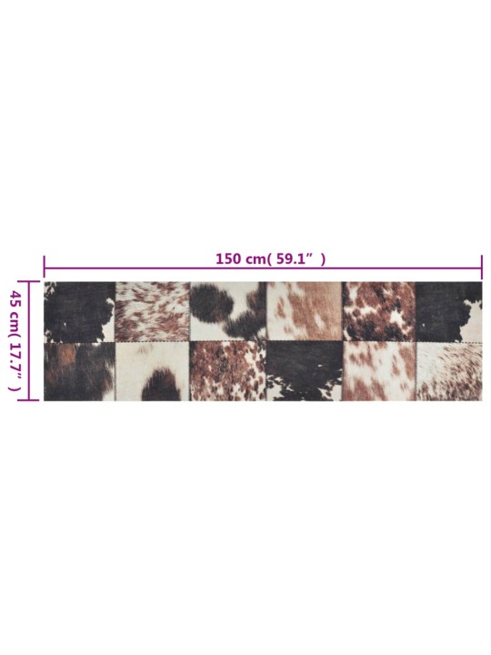 Kuchyňský koberec omyvatelný Zvířecí kůže 45 x 150 cm samet