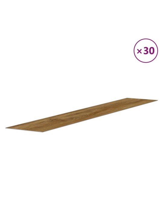 Nástěnné panely vzhled dřeva hnědé PVC 4,12 m²