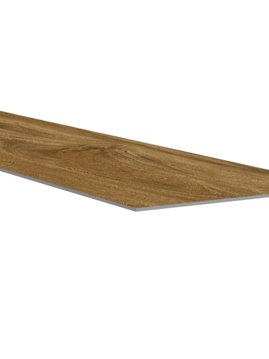 Nástěnné panely vzhled dřeva hnědé PVC 4,12 m²