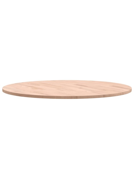 Stolní deska Ø 70 x 1,5 cm kulatá masivní bukové dřevo