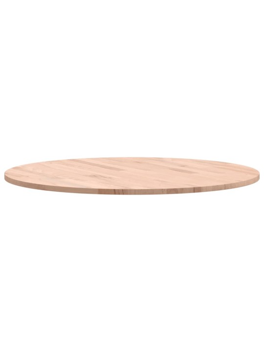 Stolní deska Ø 70 x 1,5 cm kulatá masivní bukové dřevo