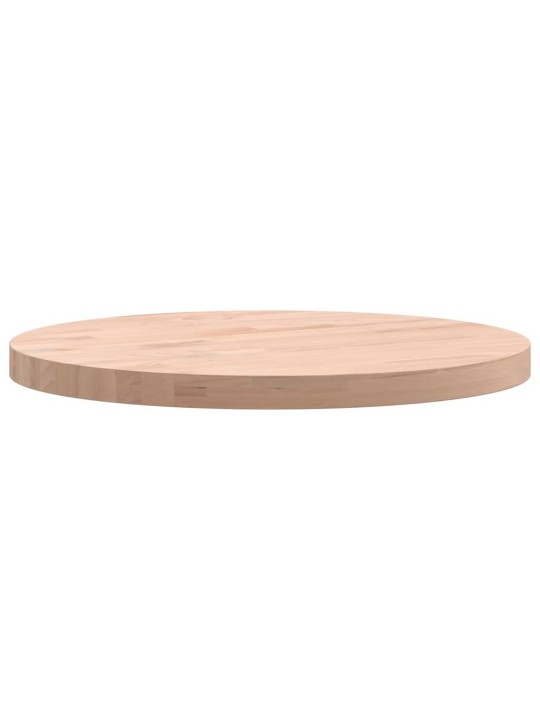 Stolní deska Ø 40 x 2,5 cm kulatá masivní bukové dřevo