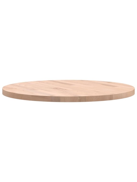 Stolní deska Ø 60 x 2,5 cm kulatá masivní bukové dřevo