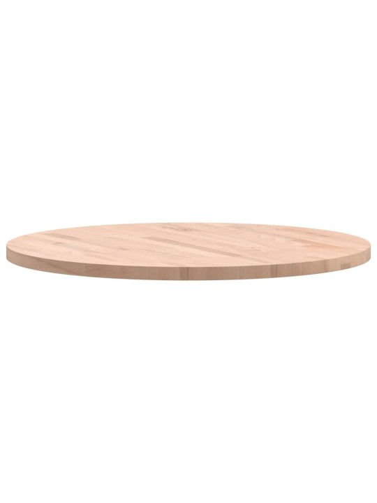 Stolní deska Ø 70 x 2,5 cm kulatá masivní bukové dřevo