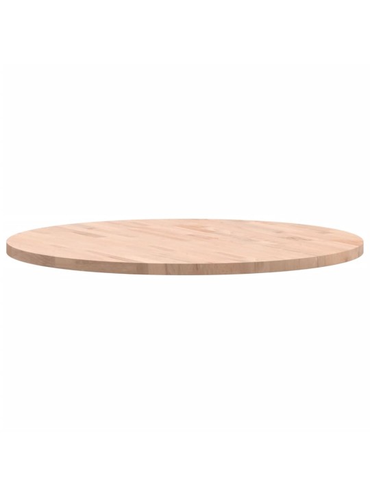 Stolní deska Ø 80 x 2,5 cm kulatá masivní bukové dřevo