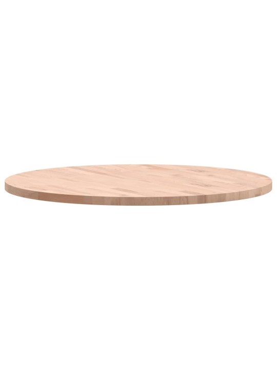 Stolní deska Ø 80 x 2,5 cm kulatá masivní bukové dřevo