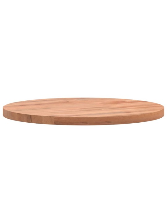 Stolní deska Ø 30 x 1,5 cm kulatá masivní bukové dřevo