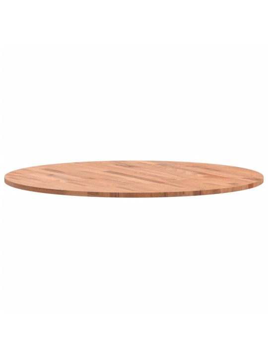 Stolní deska Ø 80 x 1,5 cm kulatá masivní bukové dřevo