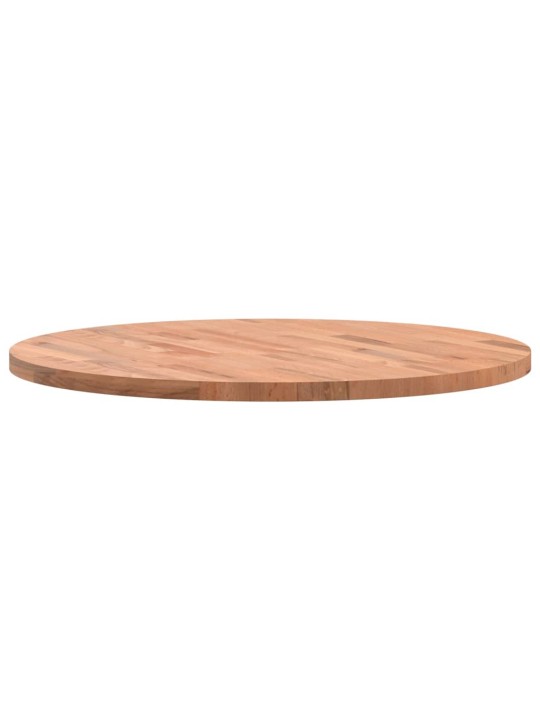 Stolní deska Ø 70 x 2,5 cm kulatá masivní bukové dřevo