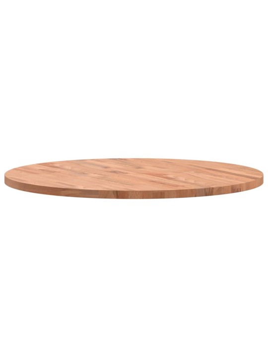 Stolní deska Ø 80 x 2,5 cm kulatá masivní bukové dřevo