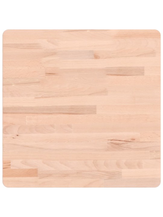 Stolní deska 50 x 50 x 2,5 cm čtvercová masivní bukové dřevo