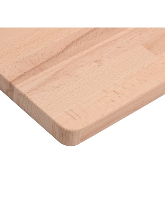 Stolní deska 50 x 50 x 2,5 cm čtvercová masivní bukové dřevo