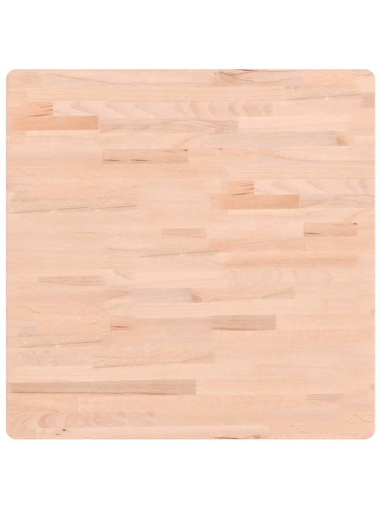 Stolní deska 70 x 70 x 2,5 cm čtvercová masivní bukové dřevo