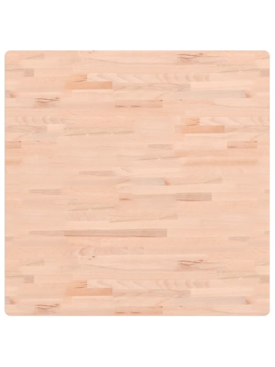 Stolní deska 90 x 90 x 2,5 cm čtvercová masivní bukové dřevo