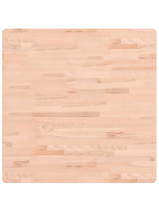 Stolní deska 80 x 80 x 4 cm čtvercová masivní bukové dřevo